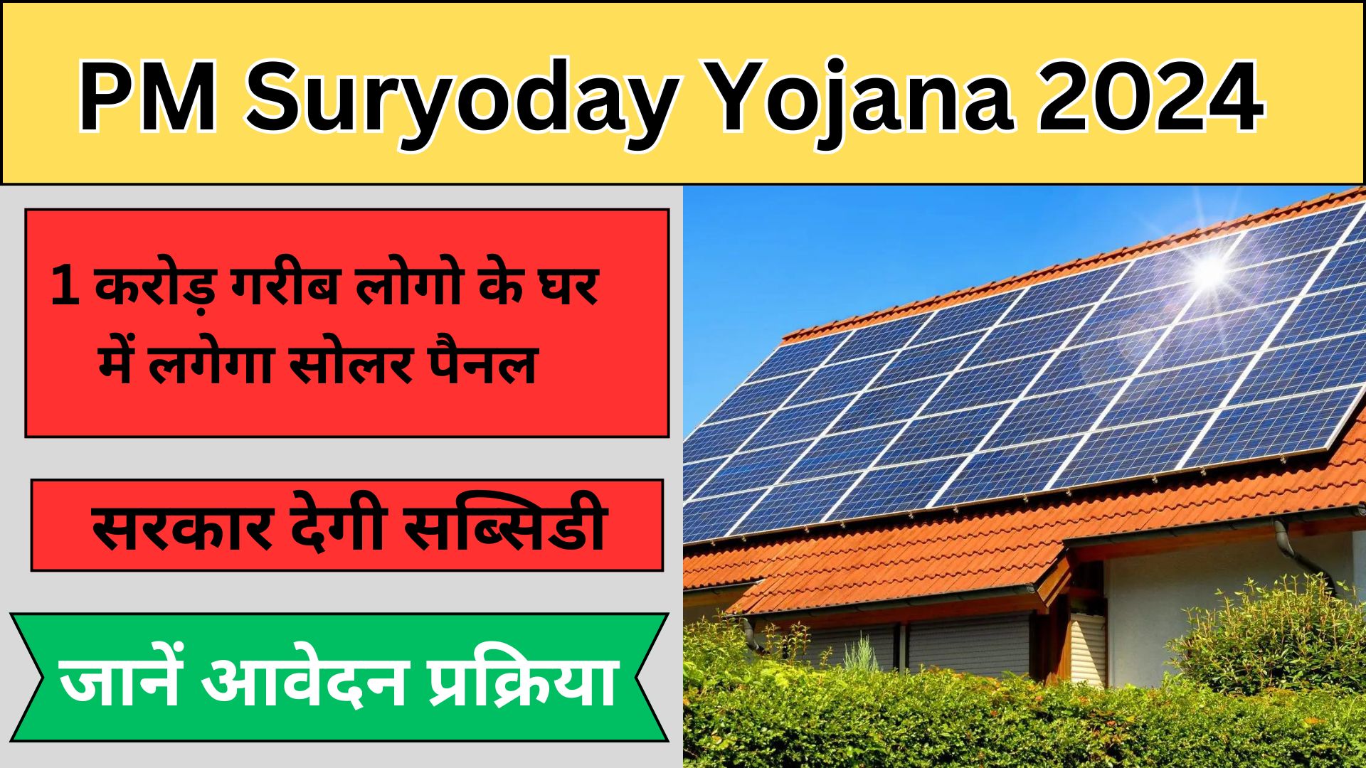 PM Suryoday Yojana 2024