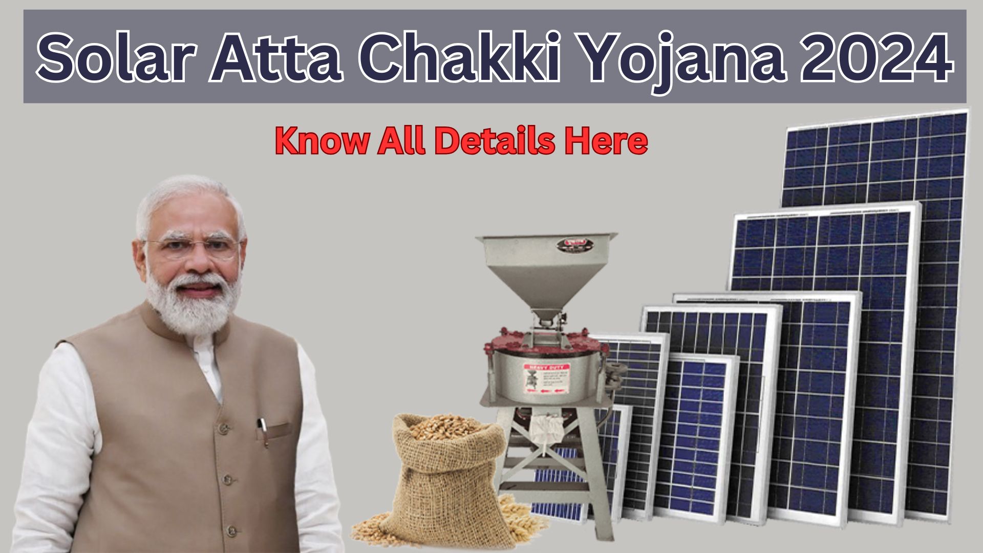 Solar Atta Chakki Yojana 2024